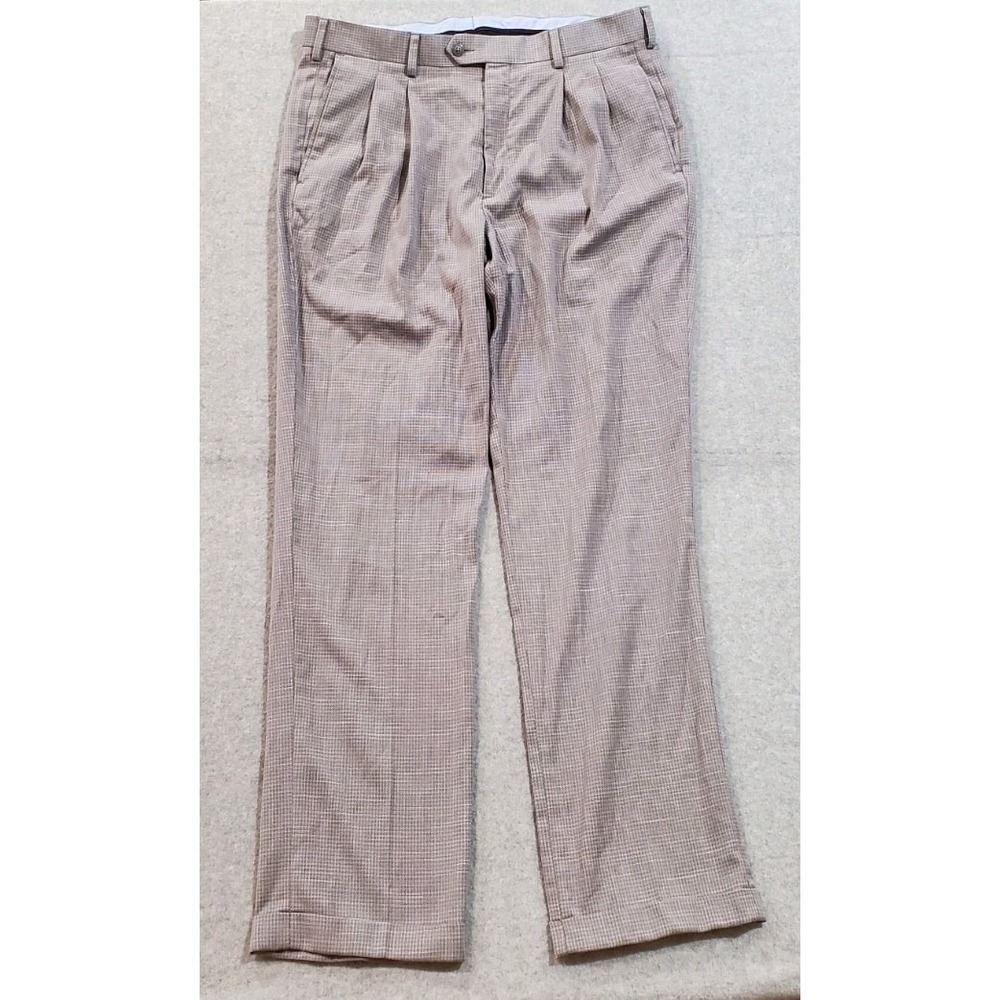 Roundtree & Yorke Men's TravelSmart Dress Pants 34x32‎ Gray